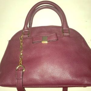 Used Maroon Purse - Perfect for fall!